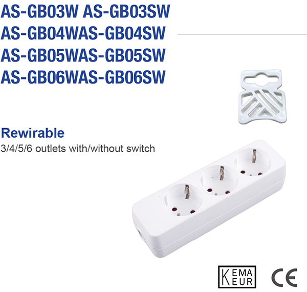 3 GANG GERMANY TYPE EXTENSION SOCKET WITH SWITCH WITH USB PORT CE ROHS MODEL NO AS-GB03S-USB插图2 3 GANG GERMANY TYPE EXTENSION SOCKET WITH SWITCH WITH USB PORT CE ROHS MODEL NO AS-GB03S-USB插图2